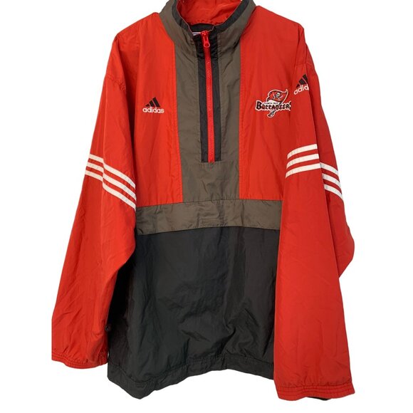 Rare VTG Adidas NFL Pro Line Tampa Bay Buccaneers Pullover Wind Breaker XL 7456 - Picture 1 of 14